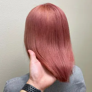 ミディアム カラー パーマ ヘアアレンジ メンズ キッズ ネイル マツエク・マツパ 髪質改善🇰🇷 レイヤーカット/梅田のヘアスタイル