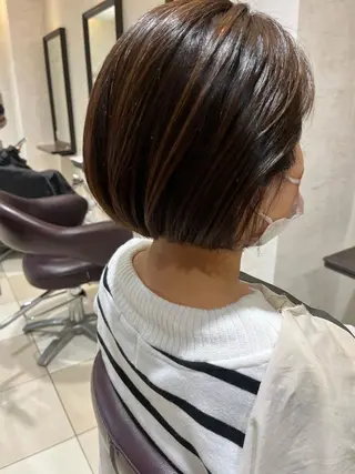 ショート 永瀬 恵のヘアスタイル