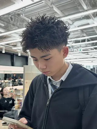 パーマ メンズ 🎀メンズパーマ☆ 艶カラー☆Syuriのヘアスタイル