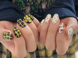 ネイル 【Zina京都駅前】 きぬがわ らむのネイルデザイン