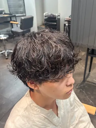 ショート カラー パーマ メンズ 🎧【パーマ師】 SOUMA🎧のヘアスタイル