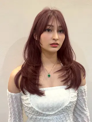 セミロング 韓国くびれレイヤー 🇰🇷はづきのヘアスタイル