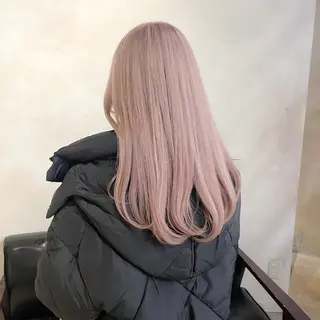 ロング 🌙艶ハイトーン/ ミユウのヘアスタイル