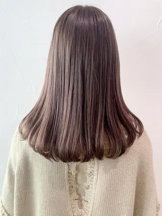 セミロング カラー パーマ ヘアアレンジ ITbyALBUM 浦和店のヘアスタイル