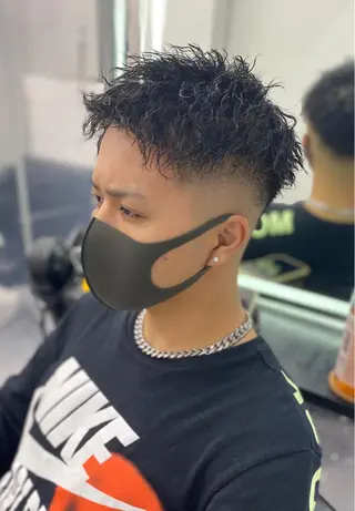 パーマ 断髪刈舞所属・大月 優汰のヘアスタイル