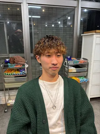 パーマ メンズ シャドーパーマ原宿 fifth 凜空のヘアスタイル