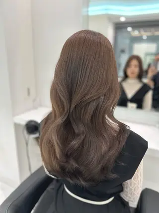 セミロング カラー ♡上品韓国髪♡ブラ ウン/SAYATOのヘアスタイル