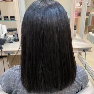 ミディアム ツヤ髪🌈髪質改善 🌈ナカゴシのヘアスタイル