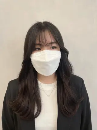 ロング ❤︎︎韓国ヘア❤︎︎ 𝑺𝒉𝒊𝒉𝒐のヘアスタイル