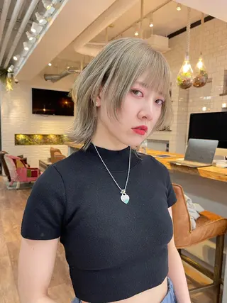 ショート luce所属・千代 夏輝のヘアスタイル