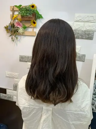 ロング 大人女性ぼかし メンズ強化🦙平作のヘアスタイル