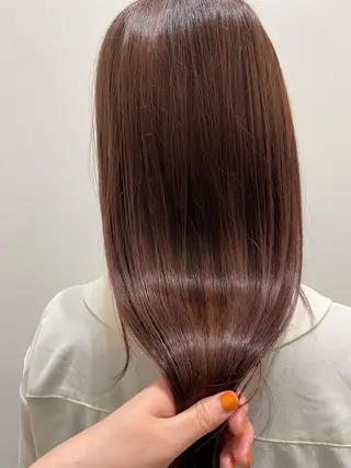 ロング カラー 松原 愛莉のヘアスタイル