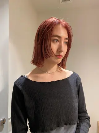 ショート Hair & make Lamp所属・梅田のブリーチ特化 美容師KAI🥰のヘアスタイル