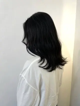 ミディアム ミディアム特化 /透明感カラーmoeのヘアスタイル