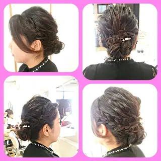 ロング ヘアアレンジ Hair VERDEのヘアスタイル