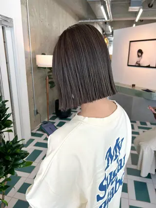 カラー ハイライトカラー MINAMIのヘアスタイル