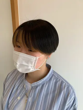 ショート 名竹聖治/透明感 カラー/縮毛矯正のヘアスタイル