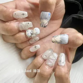 ミディアム nail jaol池袋店所属・ネイルJaol 池袋のネイルデザイン