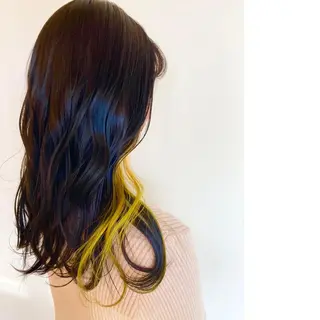 ロング カラー ペッツ本店 スタイリスト増田ゆきのヘアスタイル