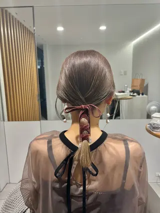 ミディアム 白土 さくらのヘアスタイル