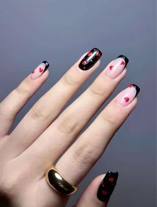 ネイル ATULA Nail 💅チップ長さだしのネイルデザイン