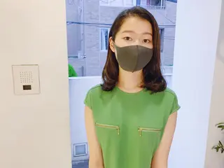 ミディアム タカハシ ハヤトのヘアスタイル