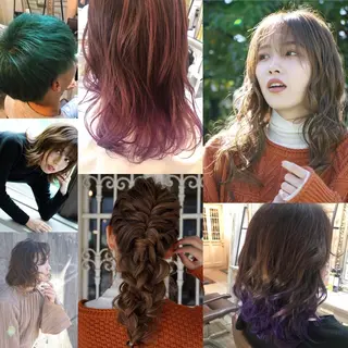 カラー パーマ ヘアアレンジ メンズ ルービック 梅田茶屋町店のヘアスタイル