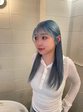 カラー ﾁｶｼﾂ/ ﾌｳｶのヘアスタイル