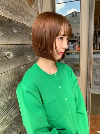 ショート longtemps所属・カワサキ マホのヘアスタイル