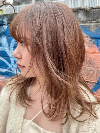 ミディアム 園田 渉 ◤SHIKIO◢のヘアスタイル