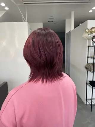 ショート カラー uru"所属・uru" すずきさゆりのヘアスタイル