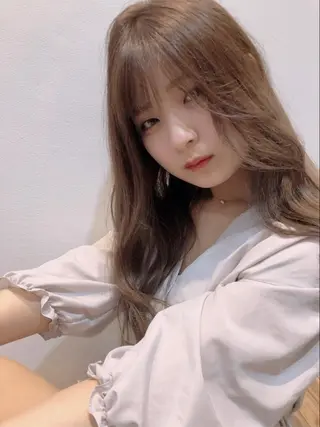 ロング カラー 23°NADAUN所属・岐阜1番韓国ヘア/ 星羅/23°のヘアスタイル