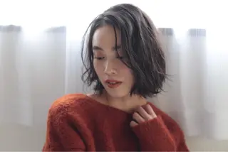 ショート パーマ 福井 進吾のヘアスタイル