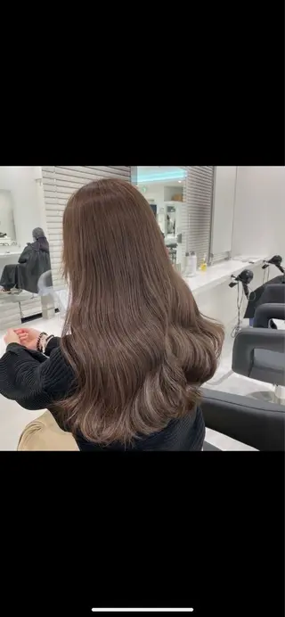 ロング カラー トレンド韓国暖色 ♡momo♡のヘアスタイル