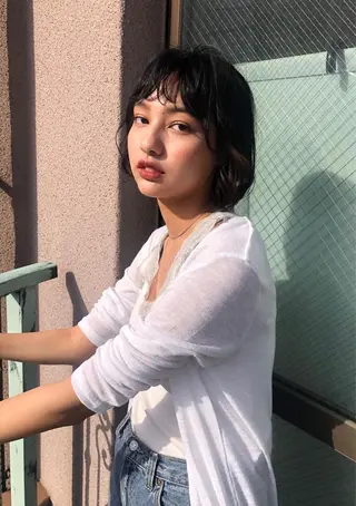 ショート パーマ レイヤー,ボブ / 彩未のヘアスタイル