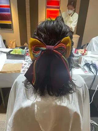 ミディアム ヘアアレンジ HempBeauty 浅野アサミのヘアスタイル