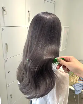 ロング 縮毛👱🏽‍♀️ 🎀海外ハイライトのヘアスタイル