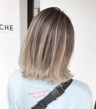 ミディアム カラー 具志 正太のヘアスタイル