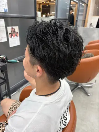 パーマ メンズ 💍透明感💍 上岡夕理香のヘアスタイル