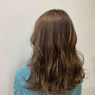 ミディアム カラー AOI✩⡱ y2kネイルのネイルデザイン