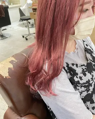 セミロング カラー ボブ/パーマ 古家 佑真のヘアスタイル