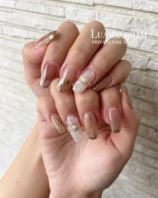 ロング ネイル nail salon neigeのネイルデザイン