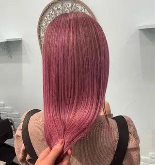 ロング カラー NEWONE所属・beige🧸 pink🎀のヘアスタイル