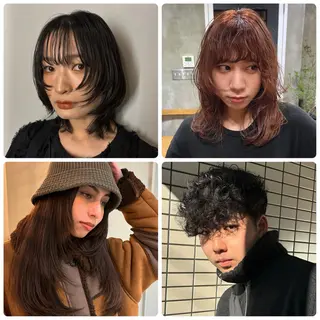 ショート カラー パーマ ヘアアレンジ メンズ 渋谷/原宿/メンズ/ コヤマトモヤのヘアスタイル