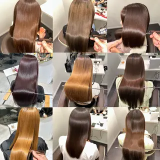 セミロング カラー Wisteria所属・美髪特化✨ 伊織✨縮毛矯正✨のヘアスタイル