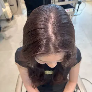 セミロング カラー 高橋大樹/グレージュ 透明感/髪質改善のヘアスタイル