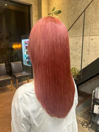 セミロング カラー 🤡暖色艶カラー 🤡みさきのヘアスタイル