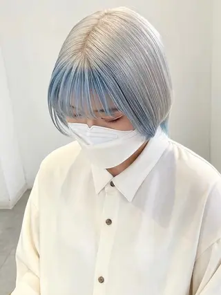 ショート 江坂エリア最安値◎ ブリーチ*土田のヘアスタイル