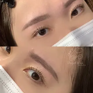 アイブロウ パーフェクトウィンク ちぢいわみのりのマツエク・マツパデザイン