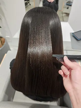 セミロング stair:case所属・✂髪質改善ストレート NO.1 深澤 颯斗のヘアスタイル